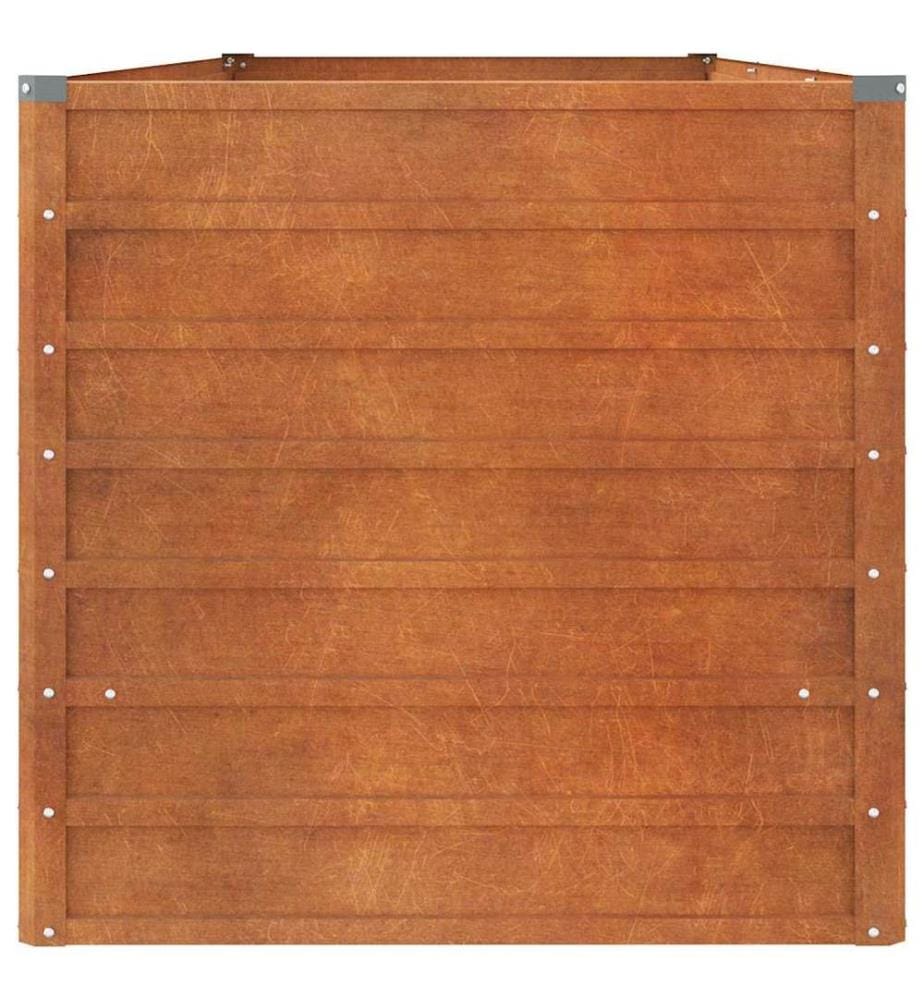 Hochbeet Rostig 240x80x77 cm Cortenstahl