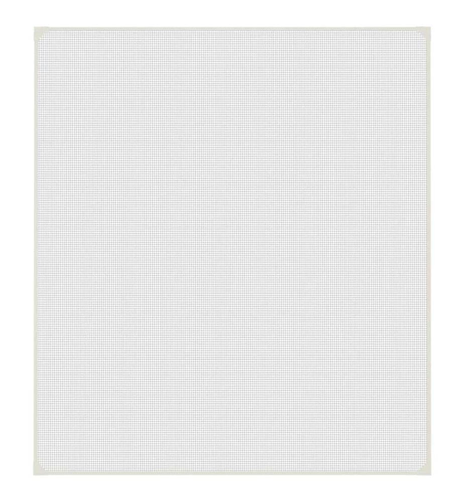 Moustiquaire magnétique pour fenêtres blanc 120x140 cm
