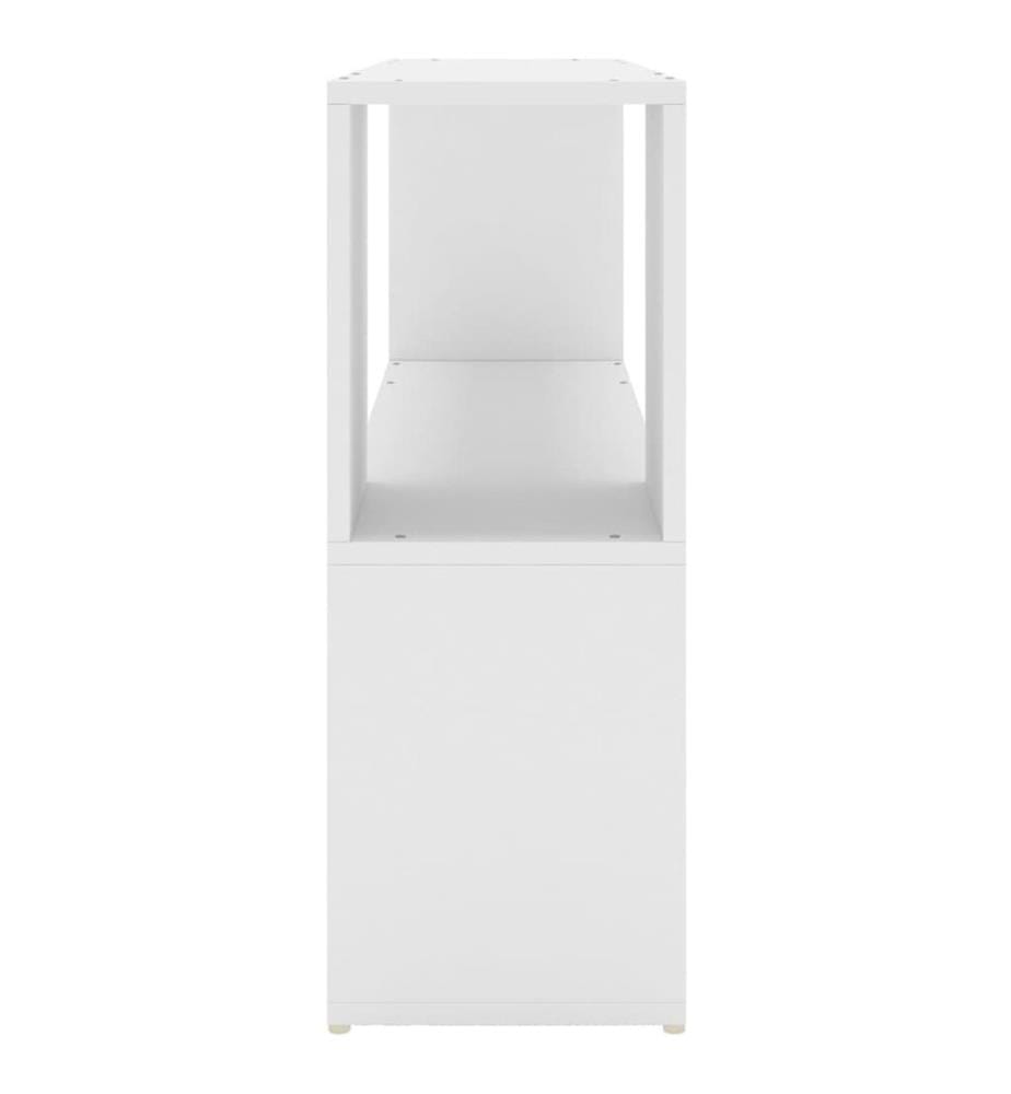 Bücherregal Weiss 100x24x63 cm Holzwerkstoff