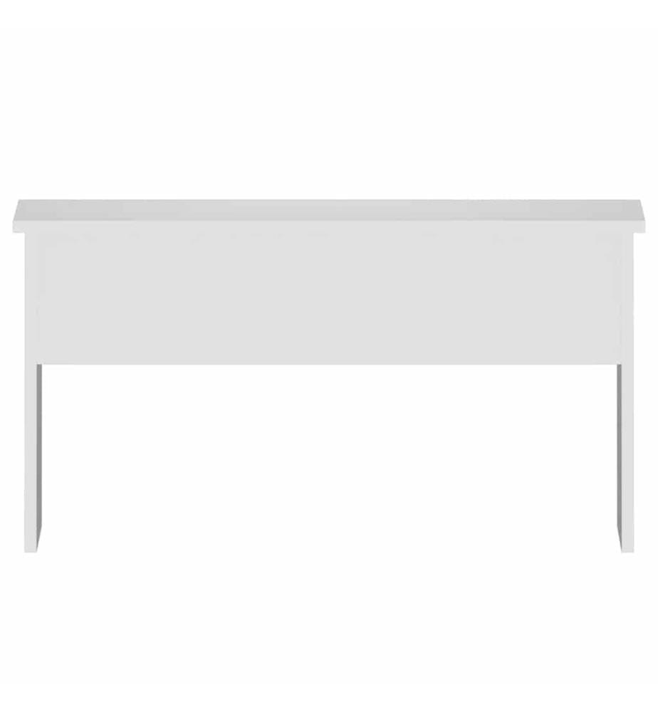 Couchtisch Weiss 80x50,5x41,5 cm Holzwerkstoff