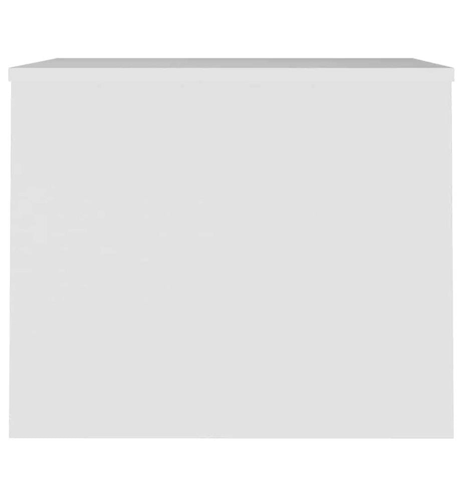 Couchtisch Weiss 80x50,5x41,5 cm Holzwerkstoff