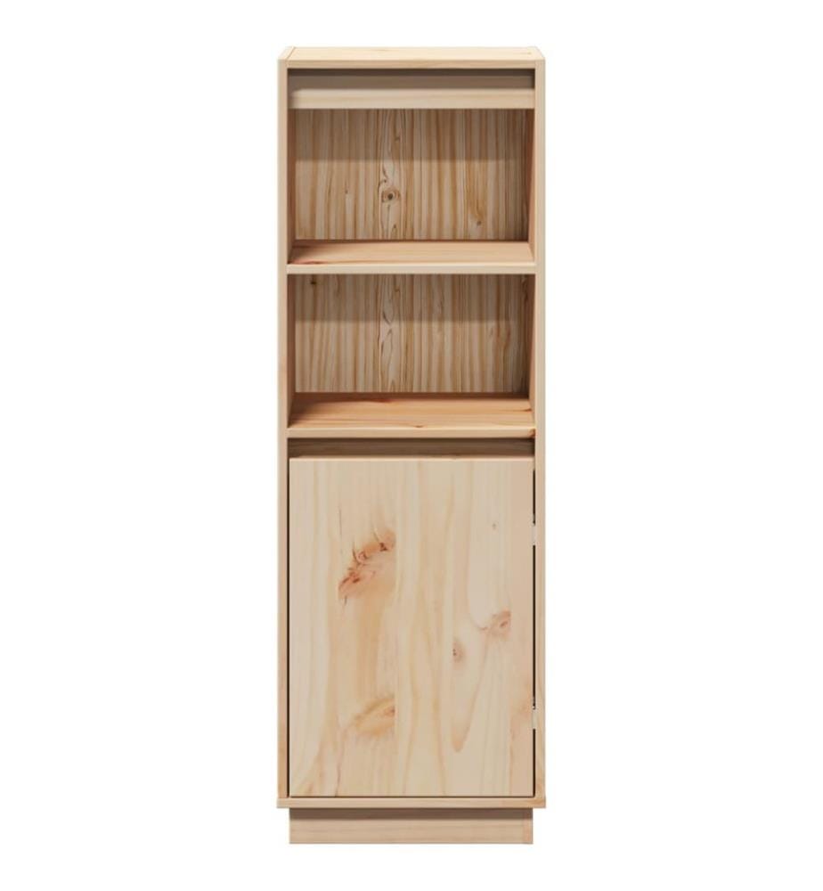 Highboard 37x34x110 cm Massivholz Kiefer