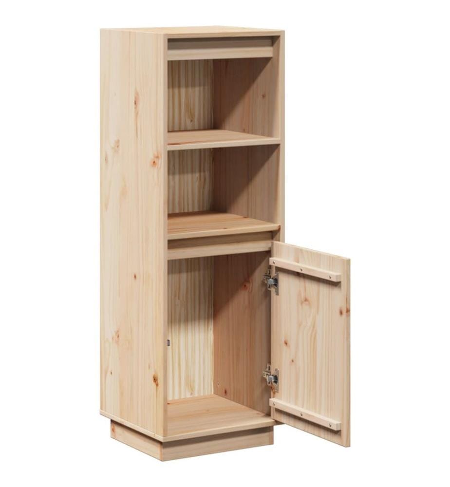 Highboard 37x34x110 cm Massivholz Kiefer