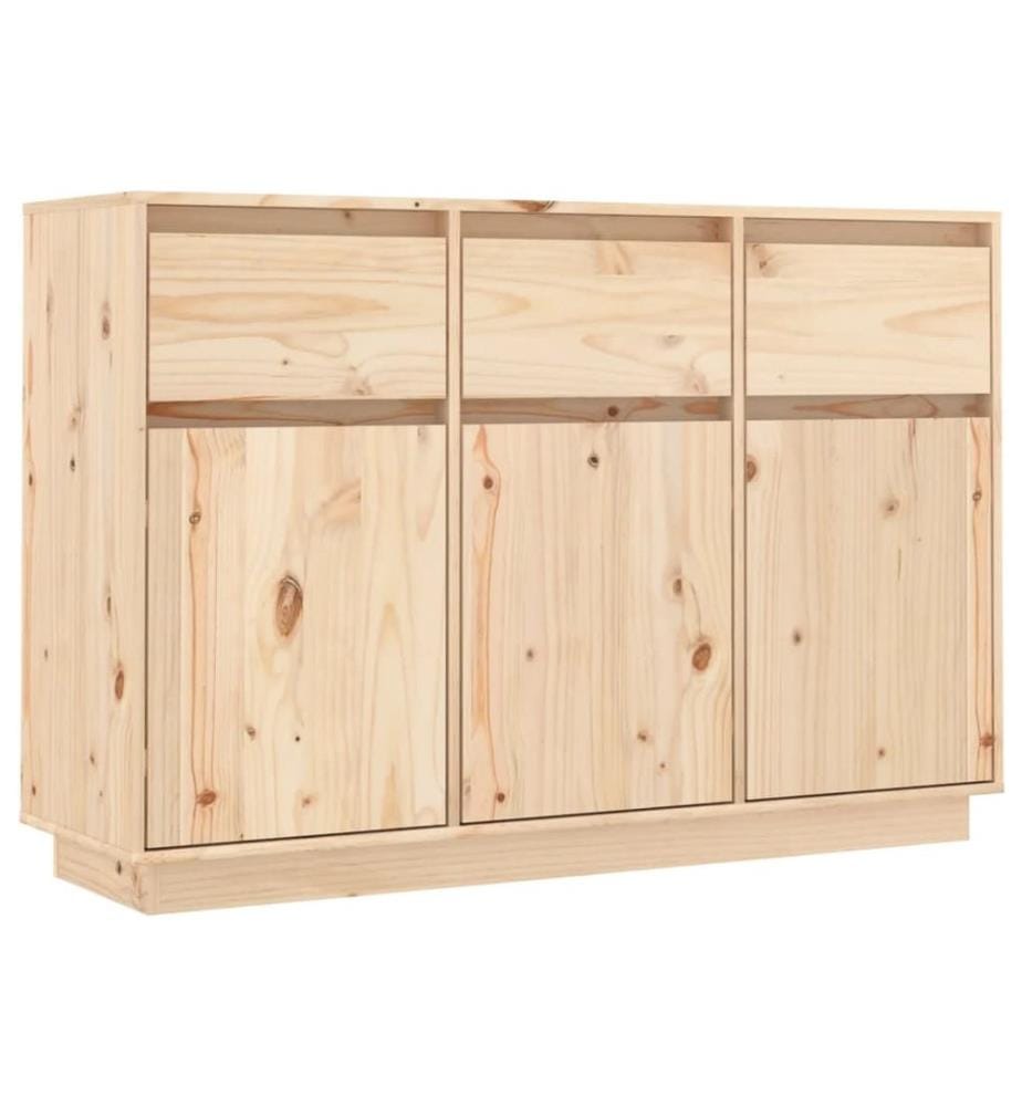 Sideboard 110x34x75 cm Massivholz Kiefer
