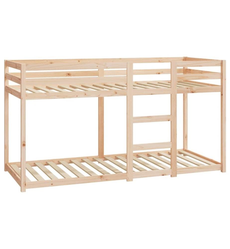 Lit superposé sans matelas 80x200 cm bois de pin massif
