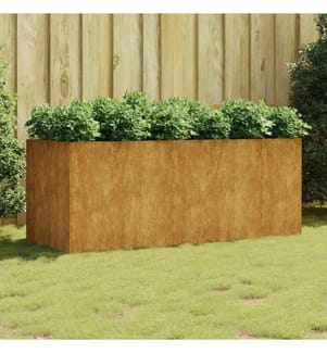 Hochbeet 200x80x80 cm Cortenstahl