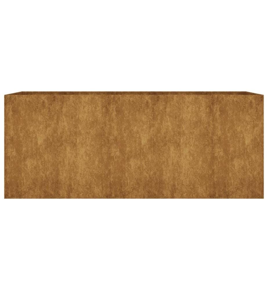 Hochbeet 200x80x80 cm Cortenstahl