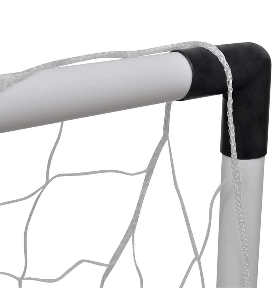 Set de mini-but de football poteau et filet enfants 2pcs 91,5x48x61 cm