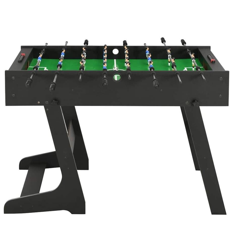 Table de football pliante 121 x 61 x 80 cm Noir