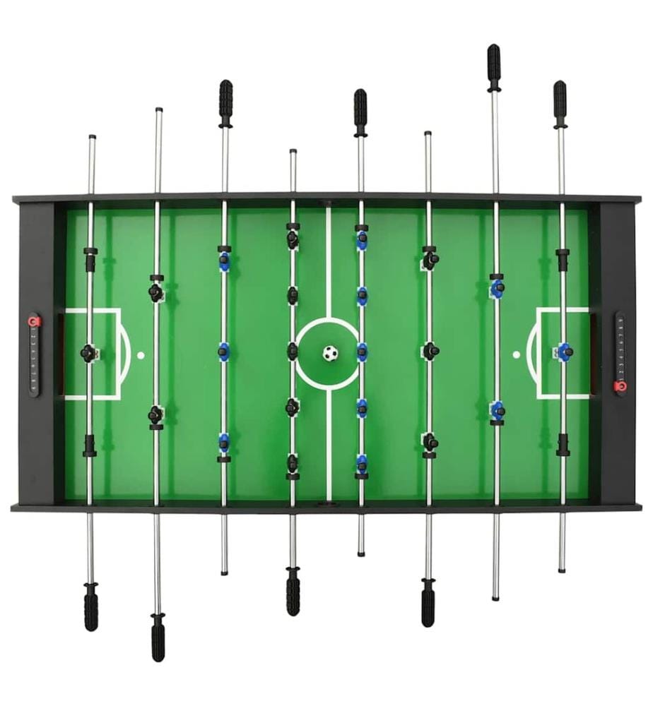 Table de football pliante 121 x 61 x 80 cm Noir
