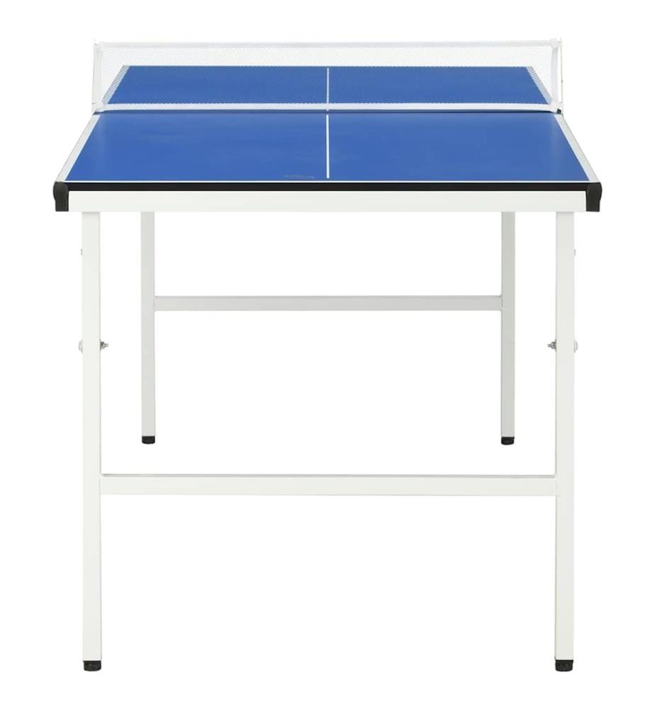 Table de ping-pong de 1,5 m avec filet 152 x 76 x 66 cm Bleu