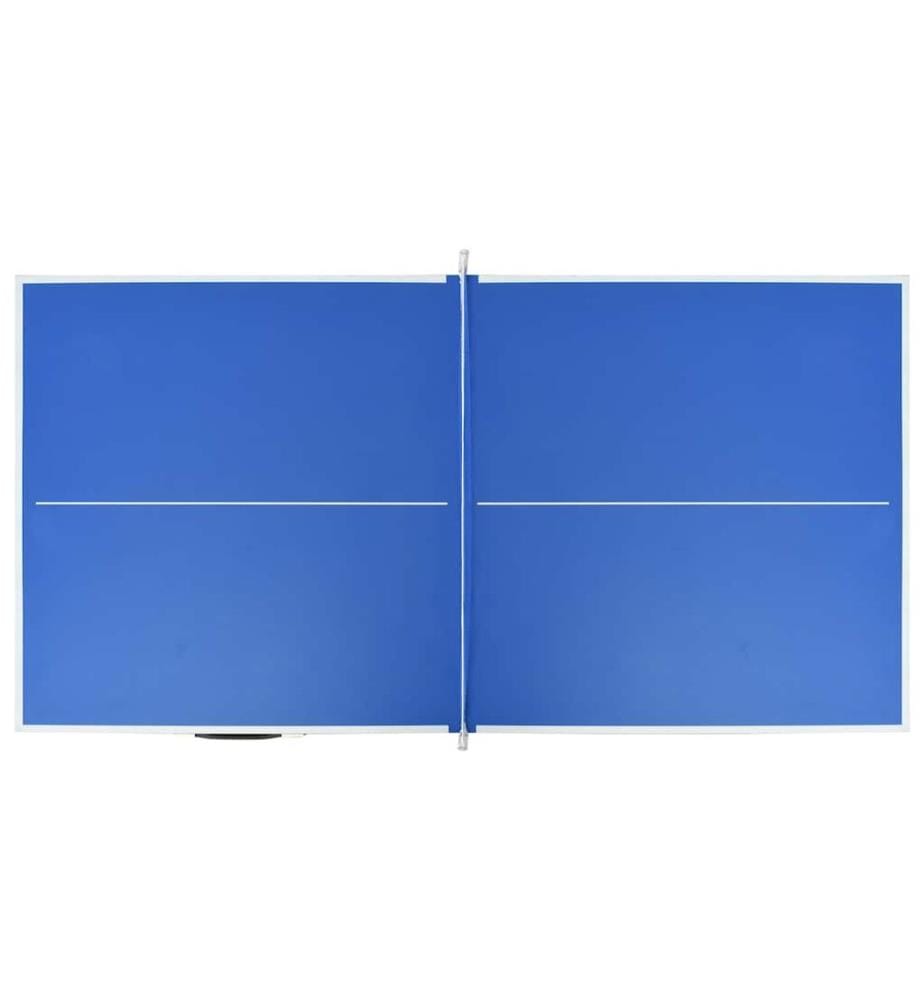 Table de ping-pong de 1,5 m avec filet 152 x 76 x 66 cm Bleu