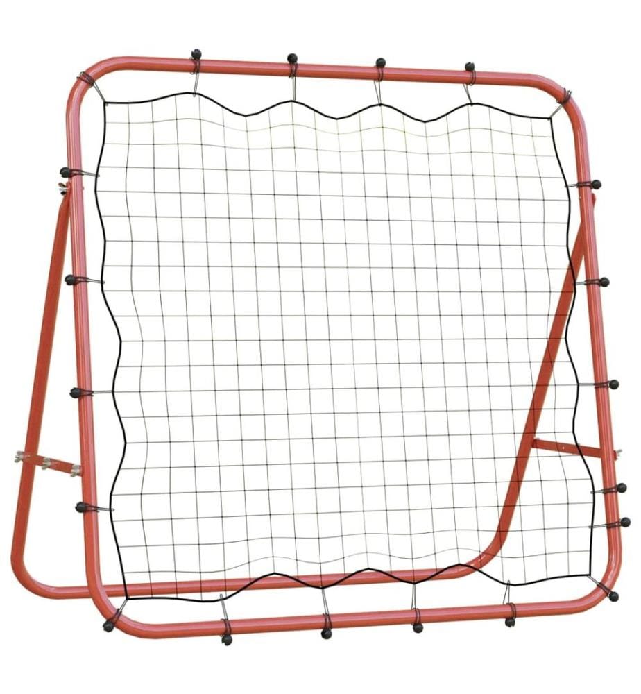 Filet de rebond de football réglable 96x80x96 cm acier et PE