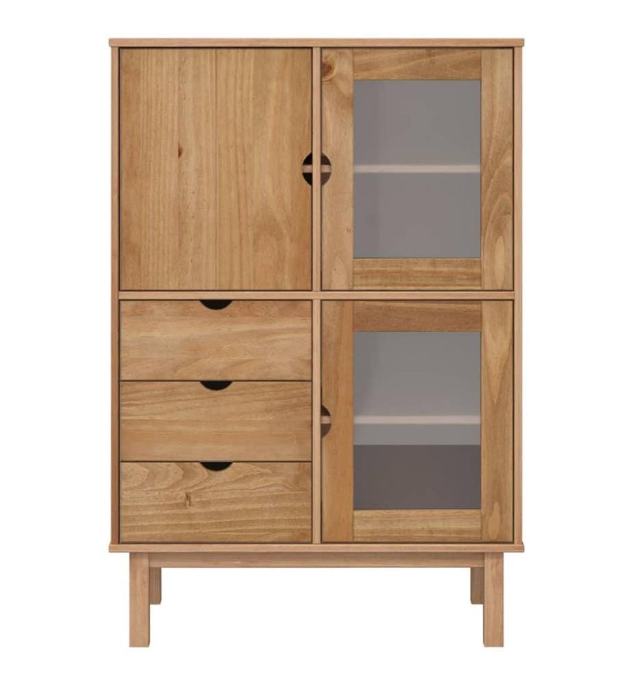 Highboard OTTA 85x43x125 cm Massivholz Kiefer