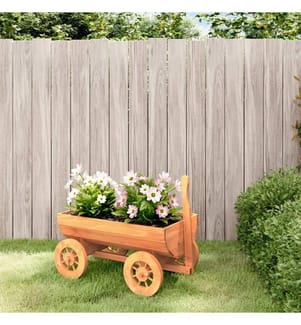 Deko-Wagen 70x43x54 cm Massivholz Tanne