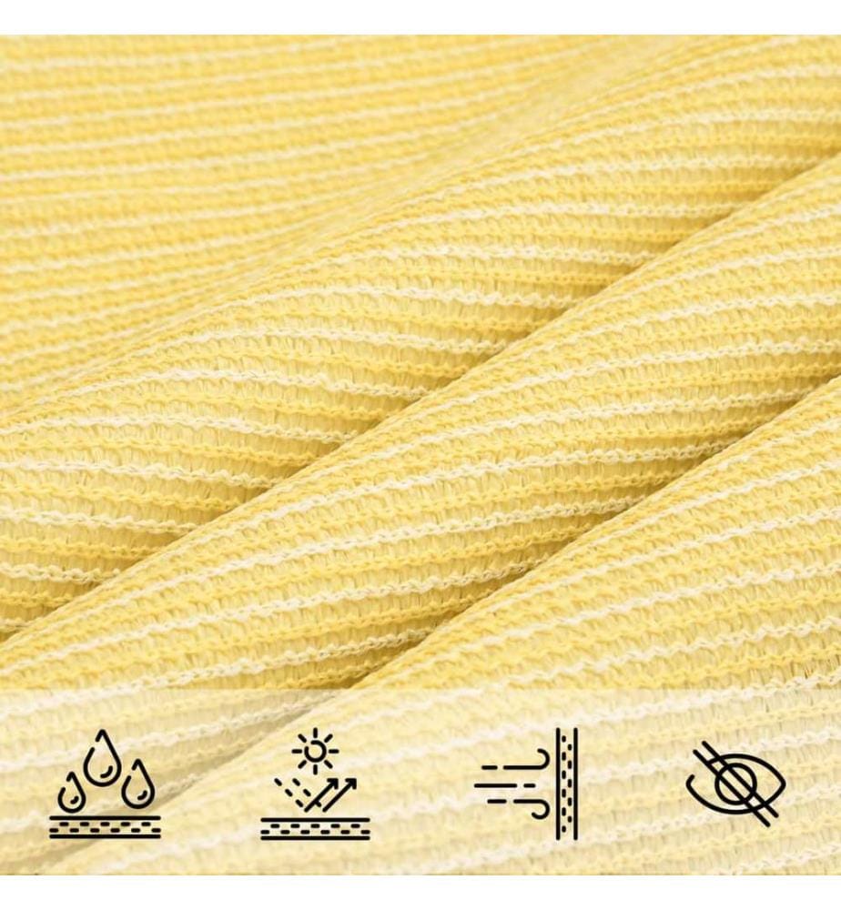 Parasol en PEHD rectangulaire 2x4 m Beige