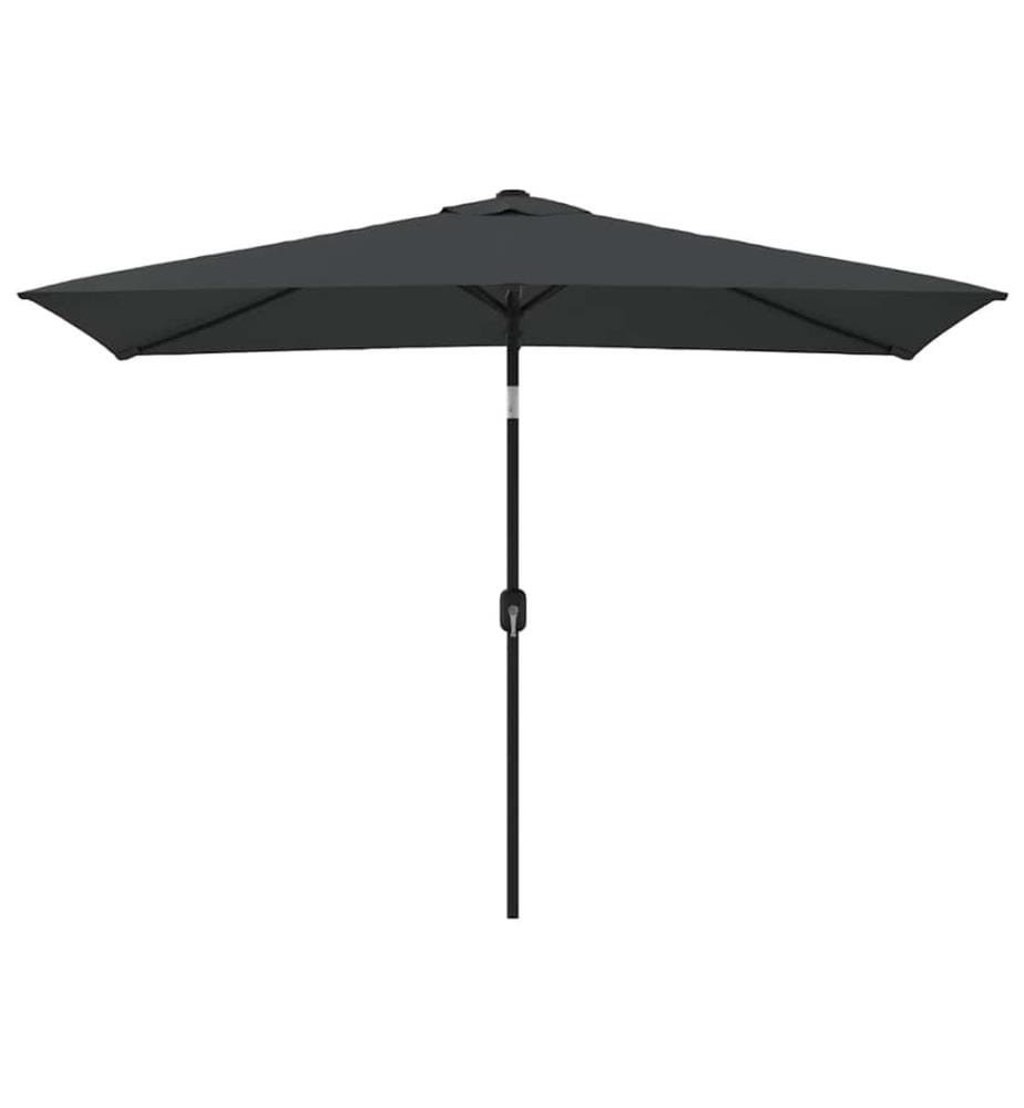 Sonnenschirm mit Metall-Mast 300x200 cm Anthrazit