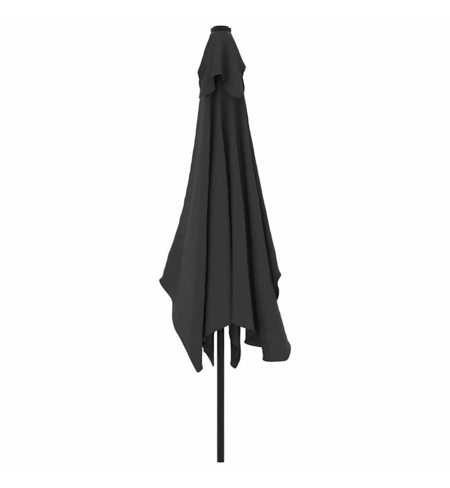 Sonnenschirm mit Metall-Mast 300x200 cm Anthrazit