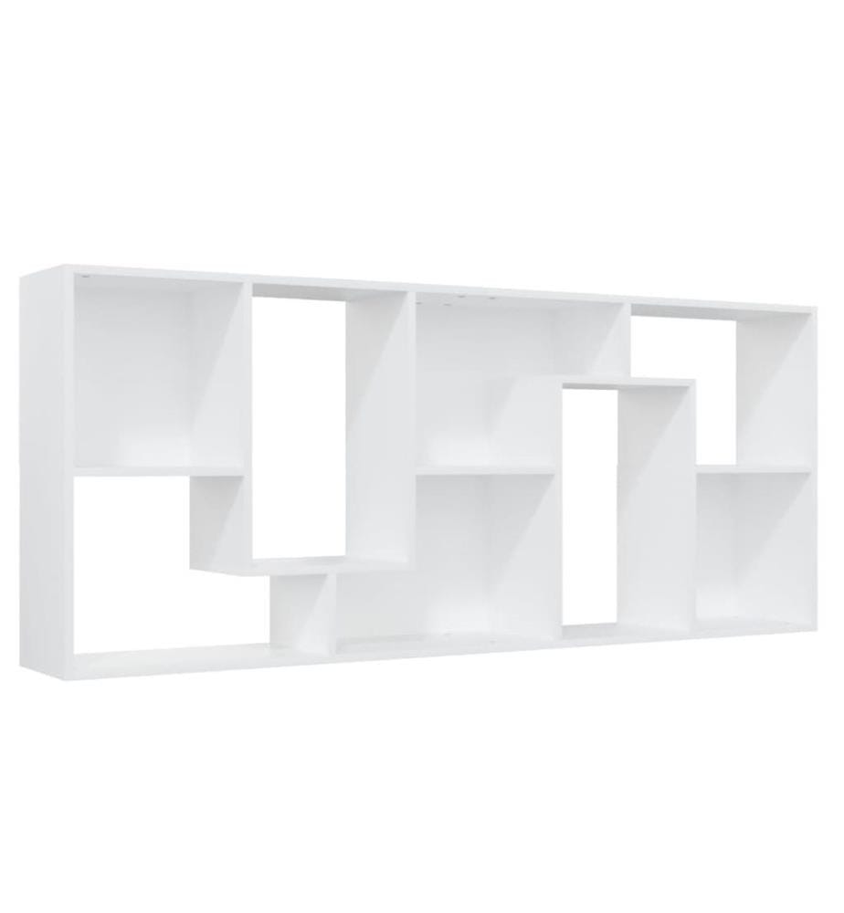 Bücherregal Weiss 67x24x161 cm Holzwerkstoff