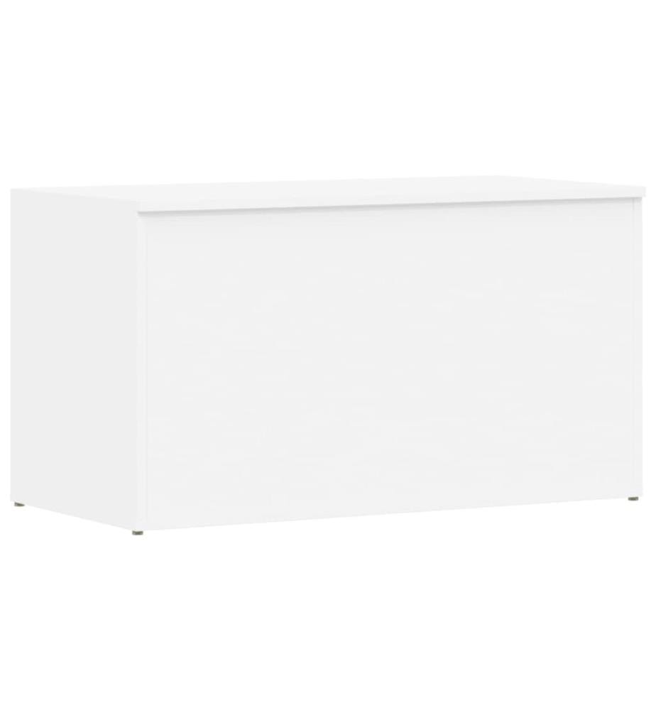 Aufbewahrungstruhe Weiss 84x42x46 cm Holzwerkstoff