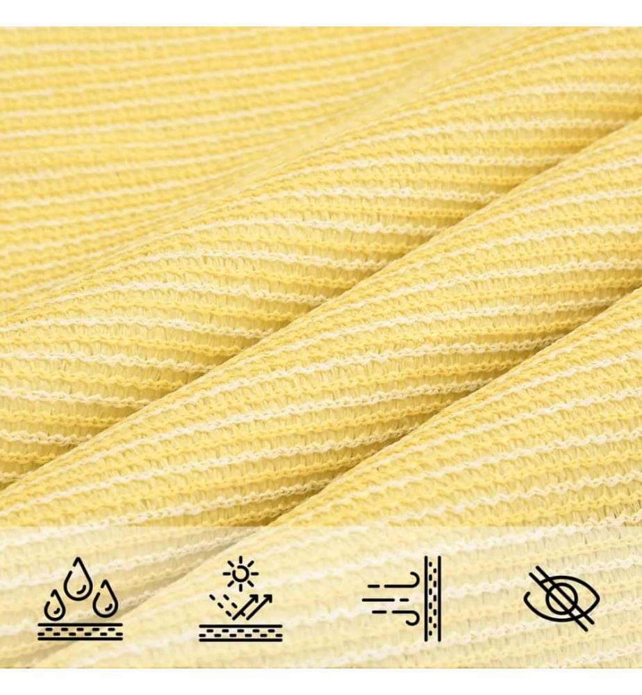 Sonnensegel 160 g/m² Beige 3x6 m HDPE