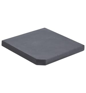 Sonnenschirm-Gewichtsplatte Schwarz Granit Quadratisch 25 kg