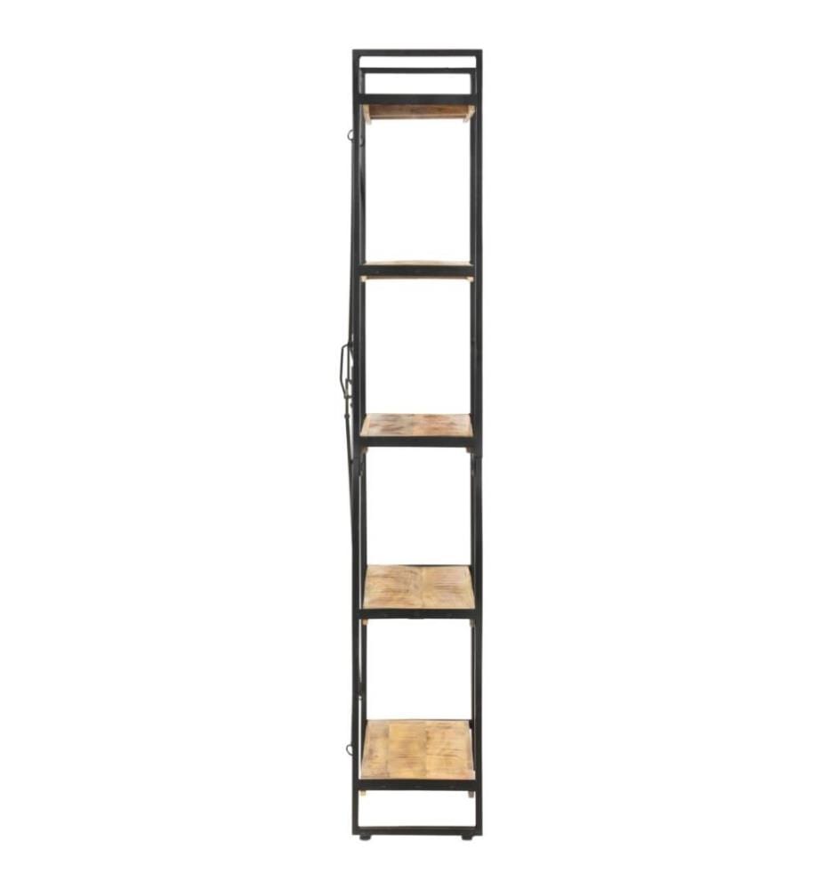 Bibliothèque à 5 niveaux 140x30x180 cm Bois de manguier solide