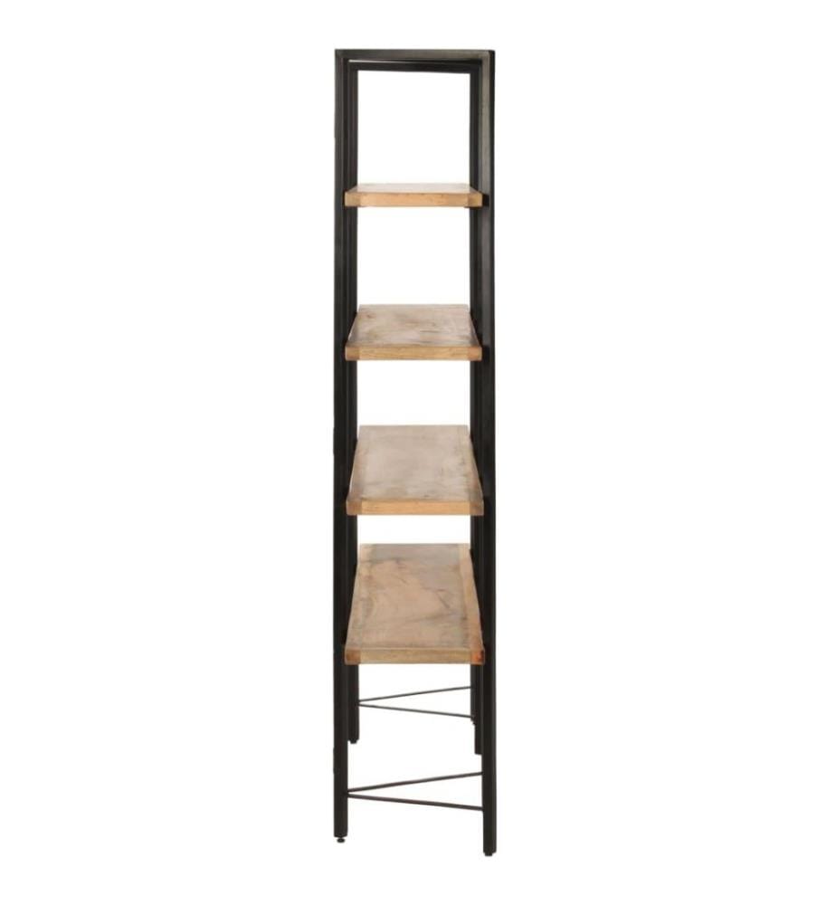 Bibliothèque à 4 niveaux 160x35x160 cm Bois de manguier massif