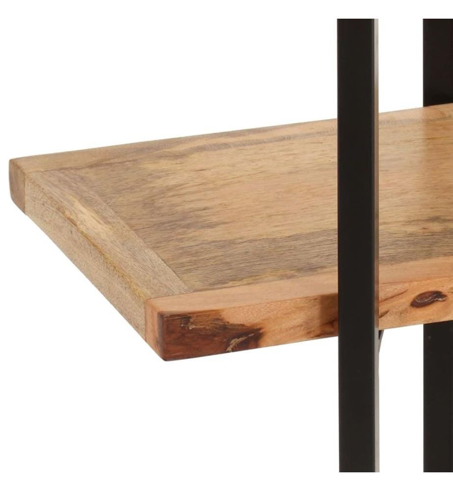 Bücherregal mit 3 Regalböden 160x31x80 cm Mango Massivholz