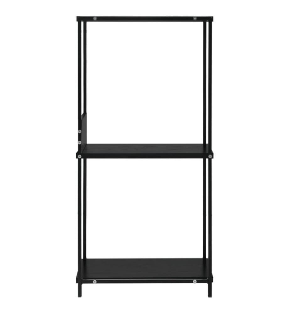 Kleines Bücherregal Schwarz 33,5x39,6x79,7 cm Holzwerkstoff