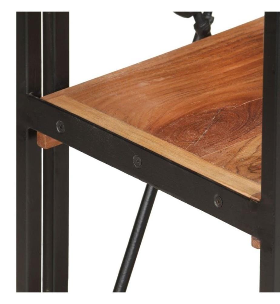 Bibliothèque à 3 niveaux 60x30x80 cm Bois d'acacia massif