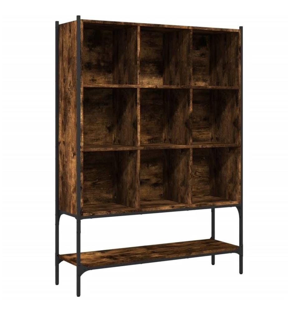 Bücherregal Räuchereiche 102x30x141,5 cm Holzwerkstoff