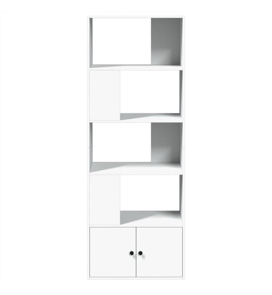 Bibliothèque blanc 70x36x189 cm bois d'ingénierie