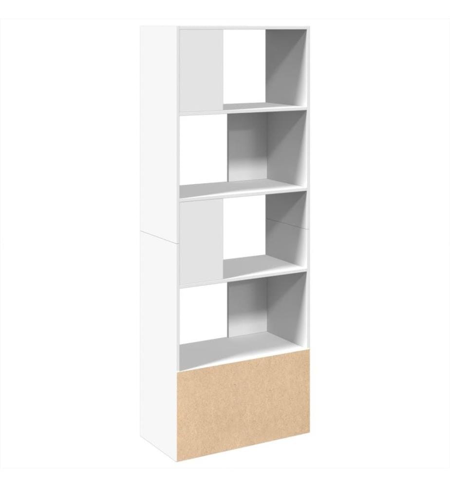 Bibliothèque blanc 70x36x189 cm bois d'ingénierie
