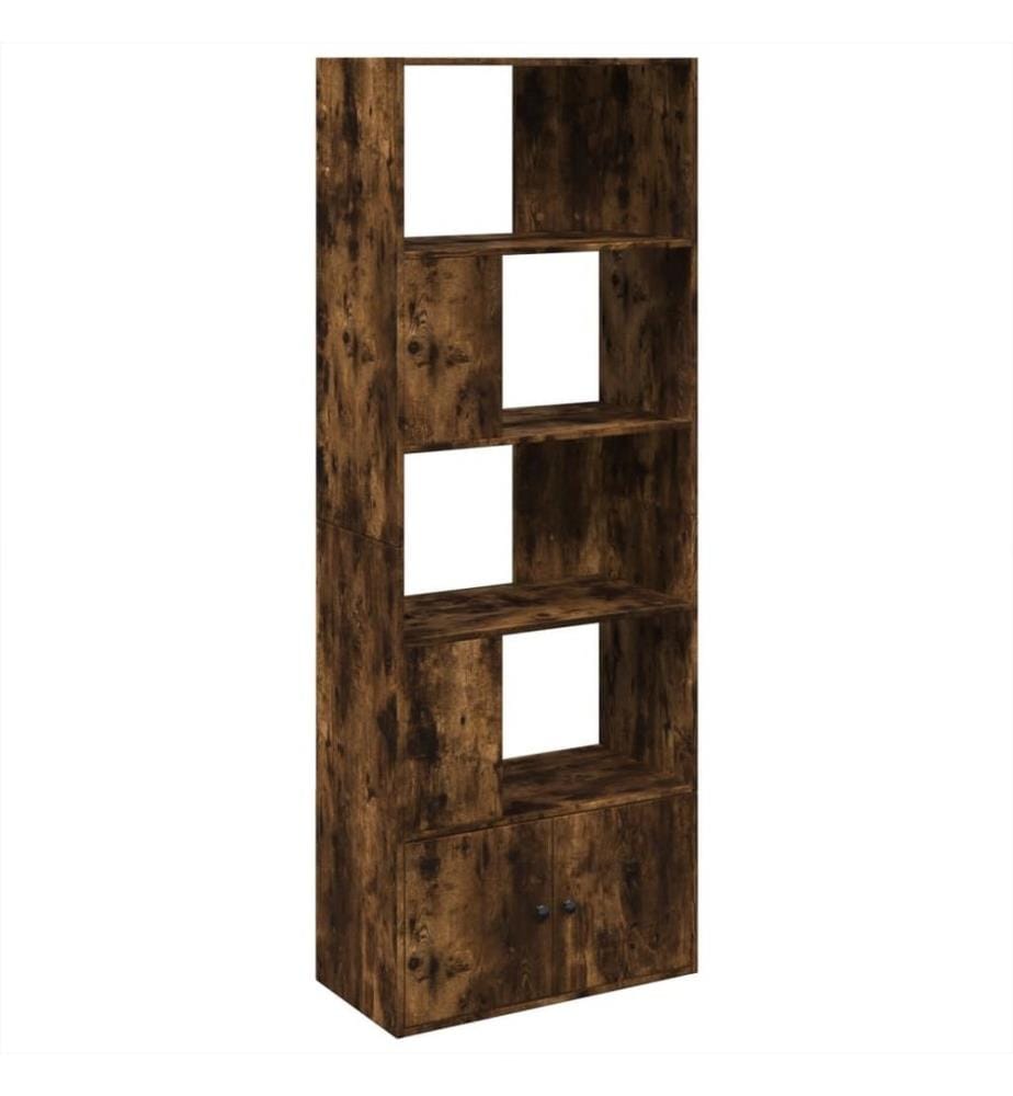 Bücherregal Räuchereiche 70x36x189 cm Holzwerkstoff