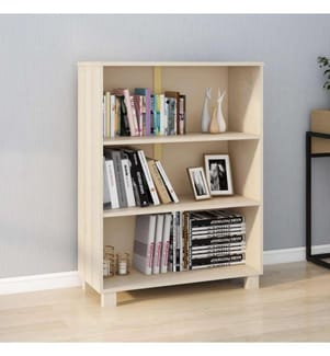 Bibliothèque Marron miel 85x35x112 cm Bois de pin massif
