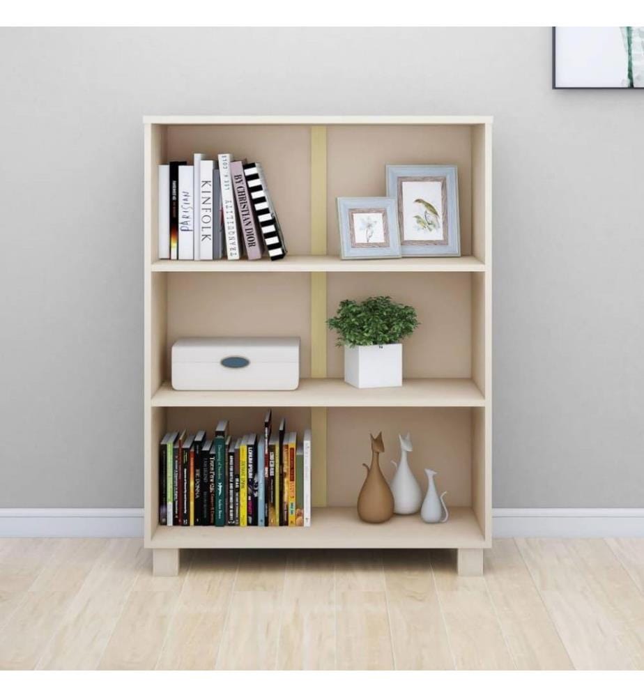 Bibliothèque Marron miel 85x35x112 cm Bois de pin massif