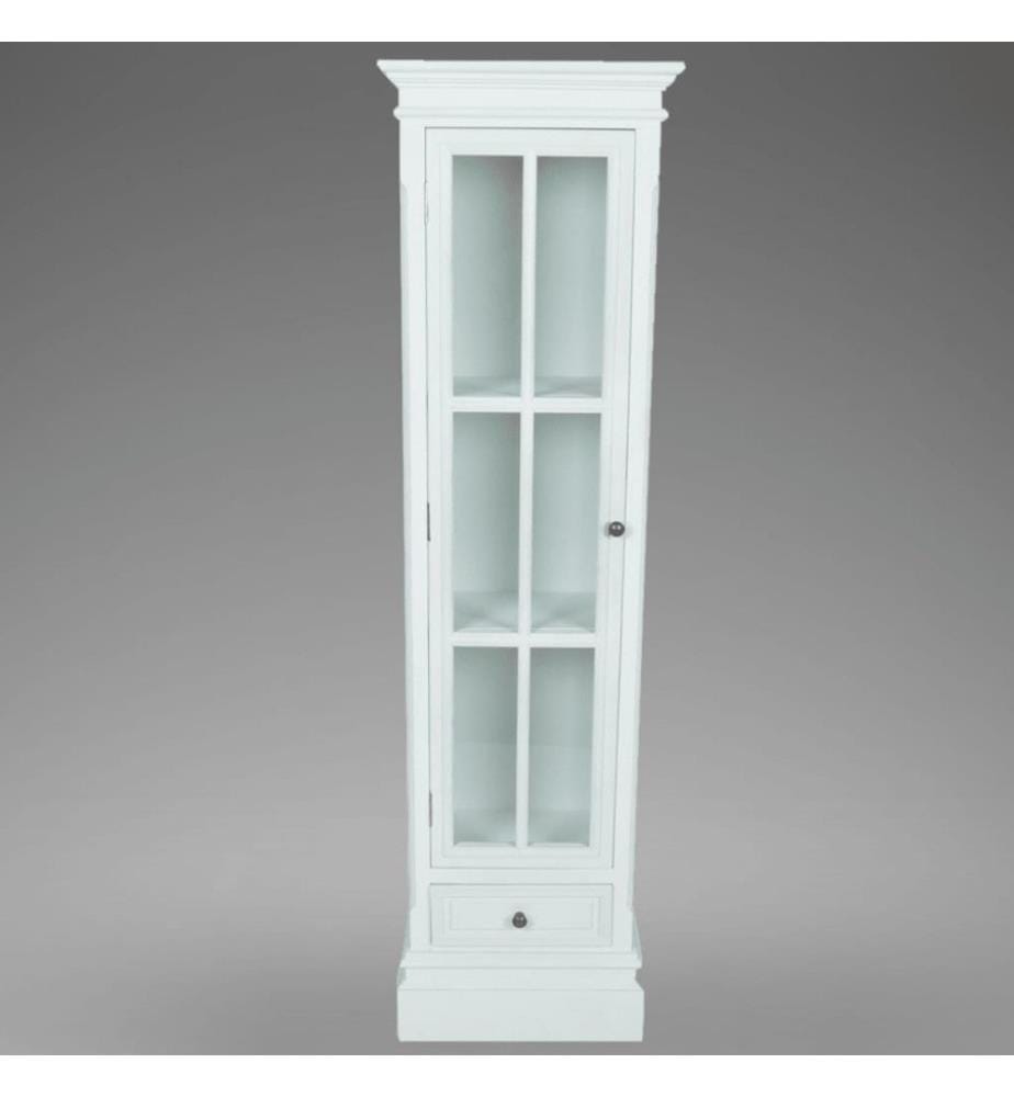 Meuble de bibliothèque avec 3 étagères Blanc Bois