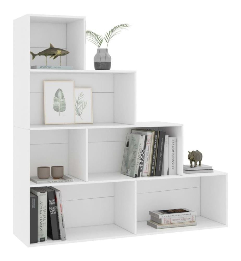 Bibliothèque/Cloison Blanc 155x24x160 cm Bois d'ingénierie