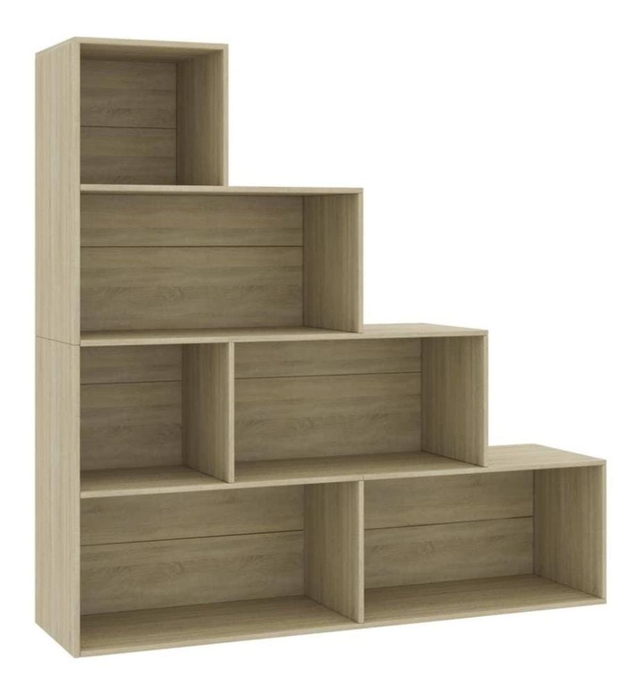 Bibliothèque/Séparateur de pièce Chêne sonoma 155x24x160 cm