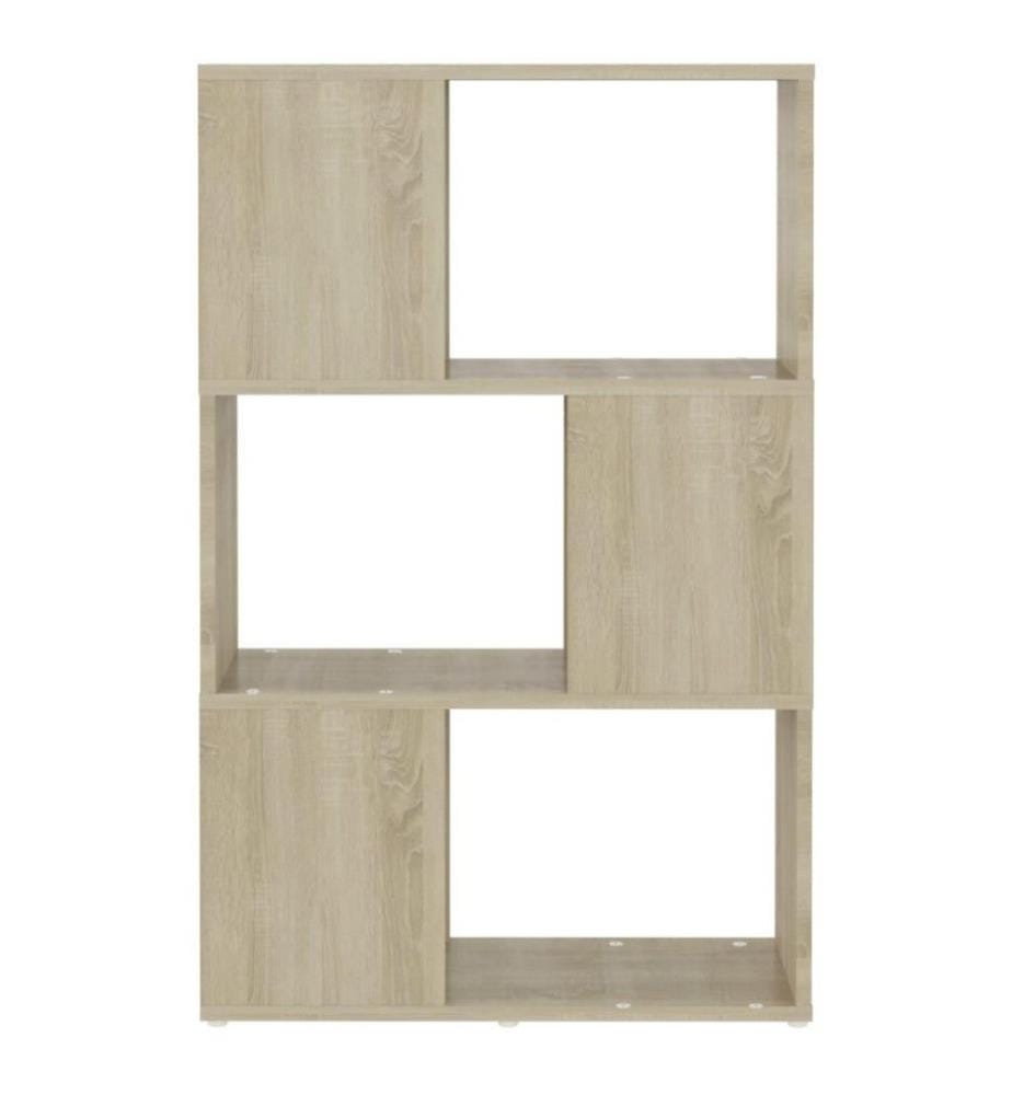 Bücherregal Raumteiler Sonoma-Eiche 60x24x94 cm Holzwerkstoff