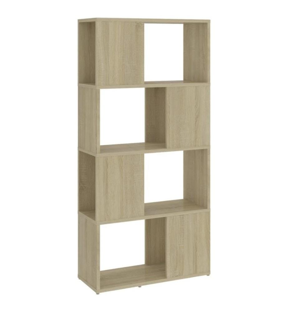 Bibliothèque/Séparateur de pièce Chêne Sonoma 60x24x124,5 cm