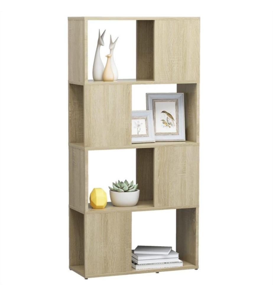 Bibliothèque/Séparateur de pièce Chêne Sonoma 60x24x124,5 cm