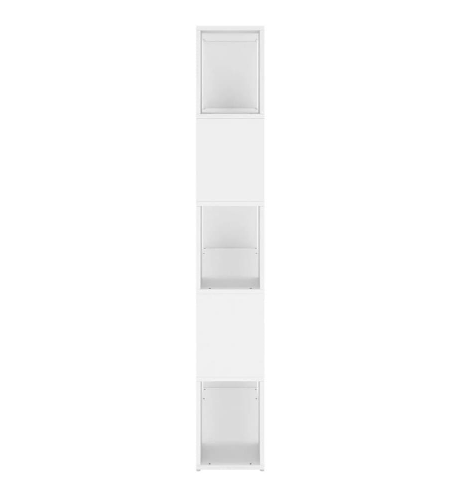 Bibliothèque Séparateur de pièce Blanc 100x24x155 cm Aggloméré
