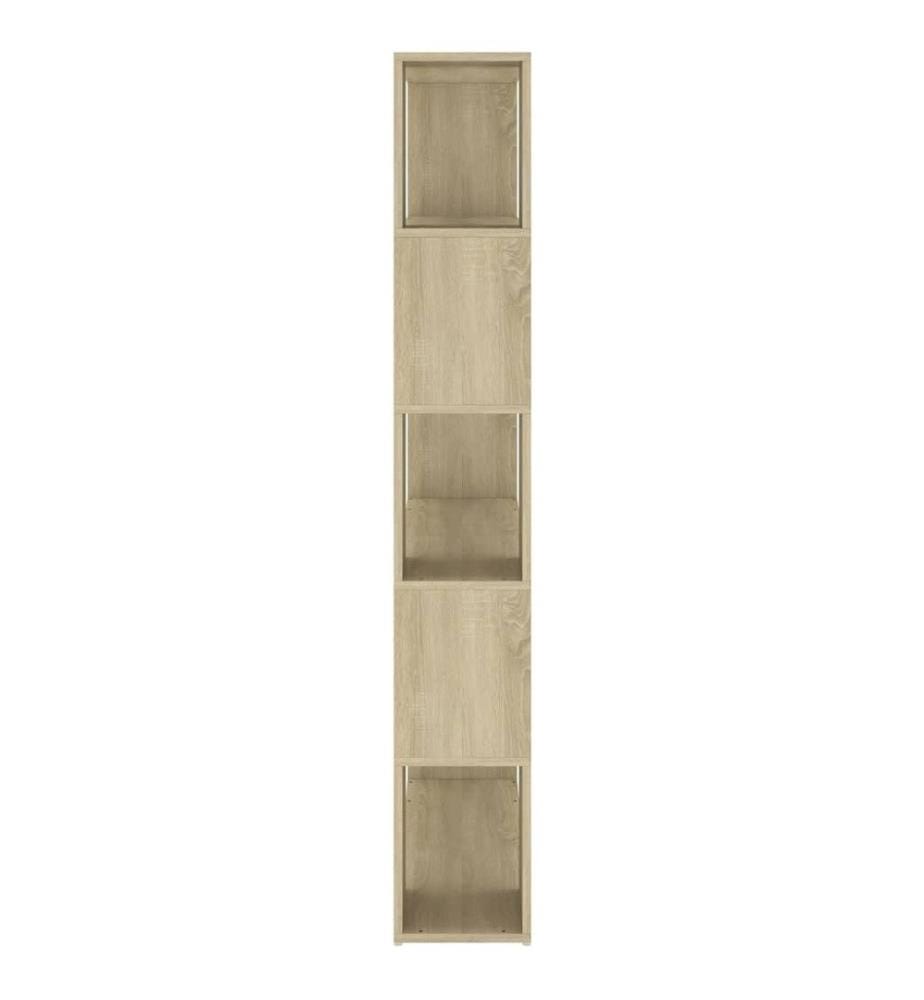 Bibliothèque/Séparateur de pièce Chêne sonoma 100x24x155 cm