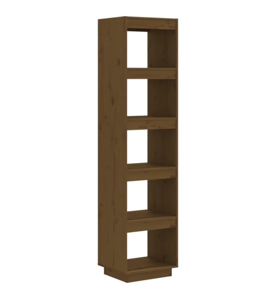 Bibliothèque/Cloison Marron miel 40x35x167 cm Pin solide