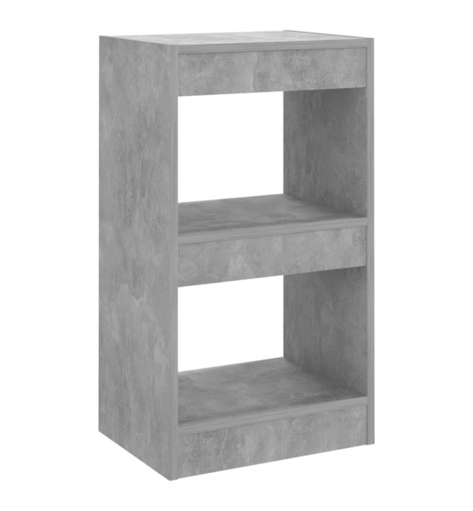 Bücherregal/Raumteiler Betongrau 40x30x72 cm