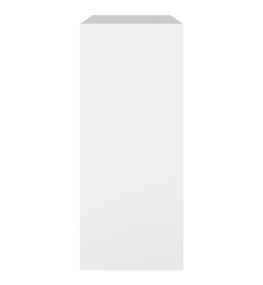 Bibliothèque/Séparateur de pièce Blanc 80x30x72 cm