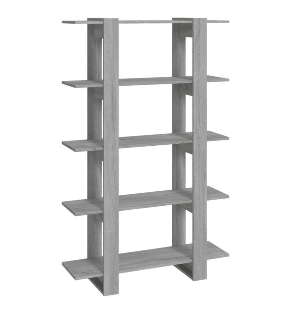 Bücherregal/Raumteiler Grau Sonoma 100×30×160 cm