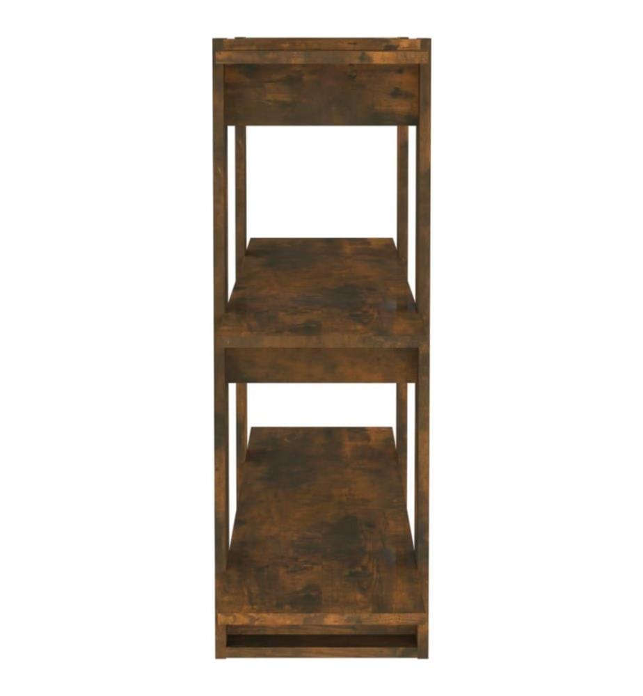 Bücherregal/Raumteiler Räuchereiche 100×30×87 cm